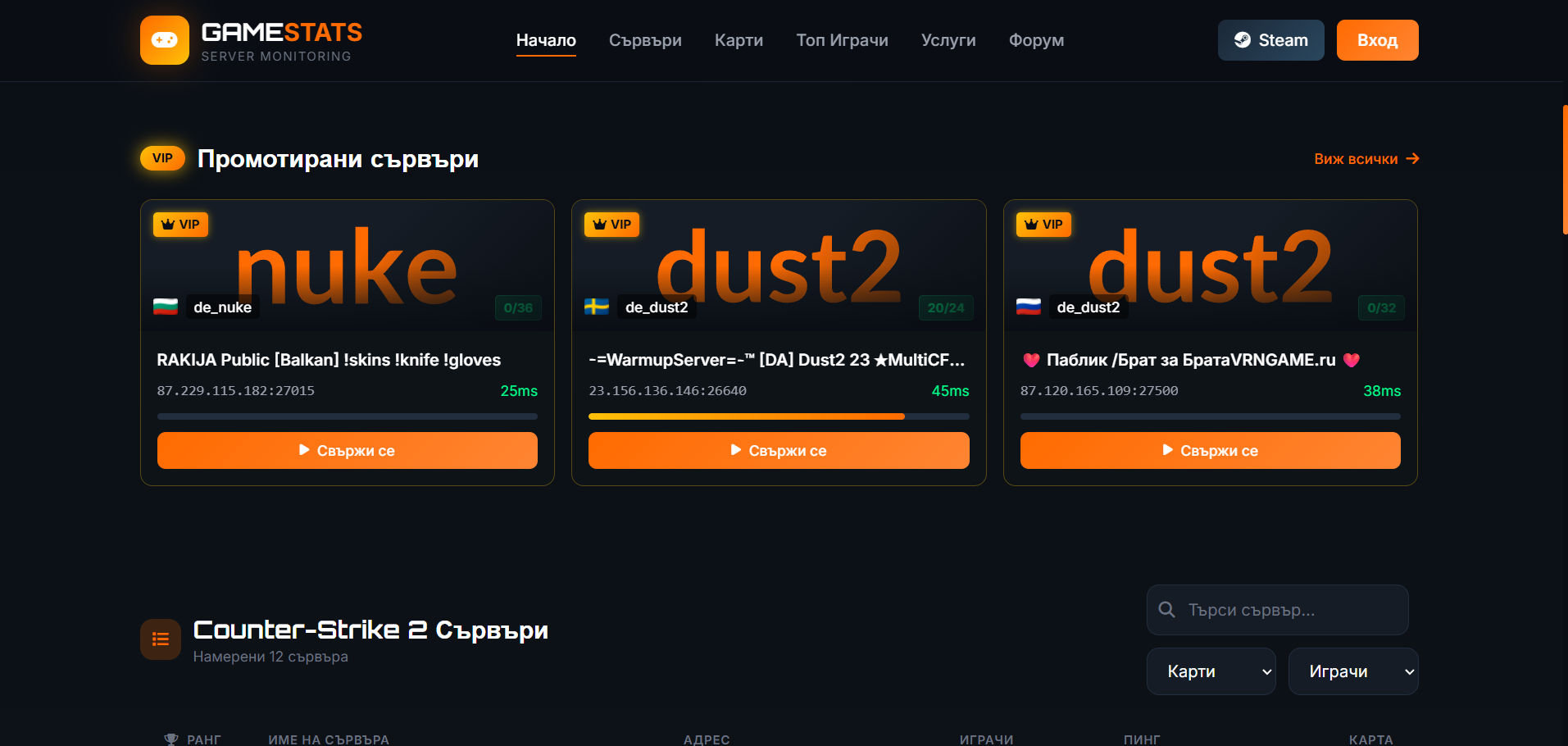 Снимка 3 — МОНИТОРИНГ НА ИГРОВИ СЪРВЪРИ